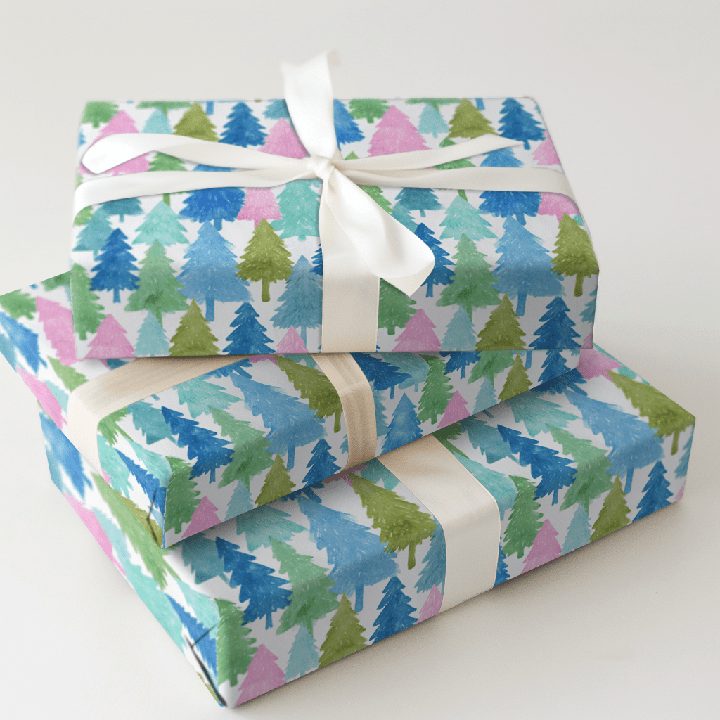 Tree Me Gently - Wrapping Paper - Aspen & Arlo
