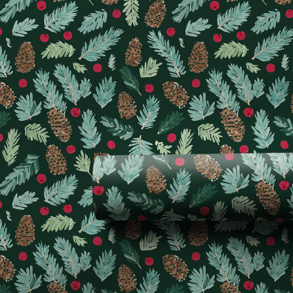 Persimmon & Pine - Wrapping Paper - Aspen & Arlo