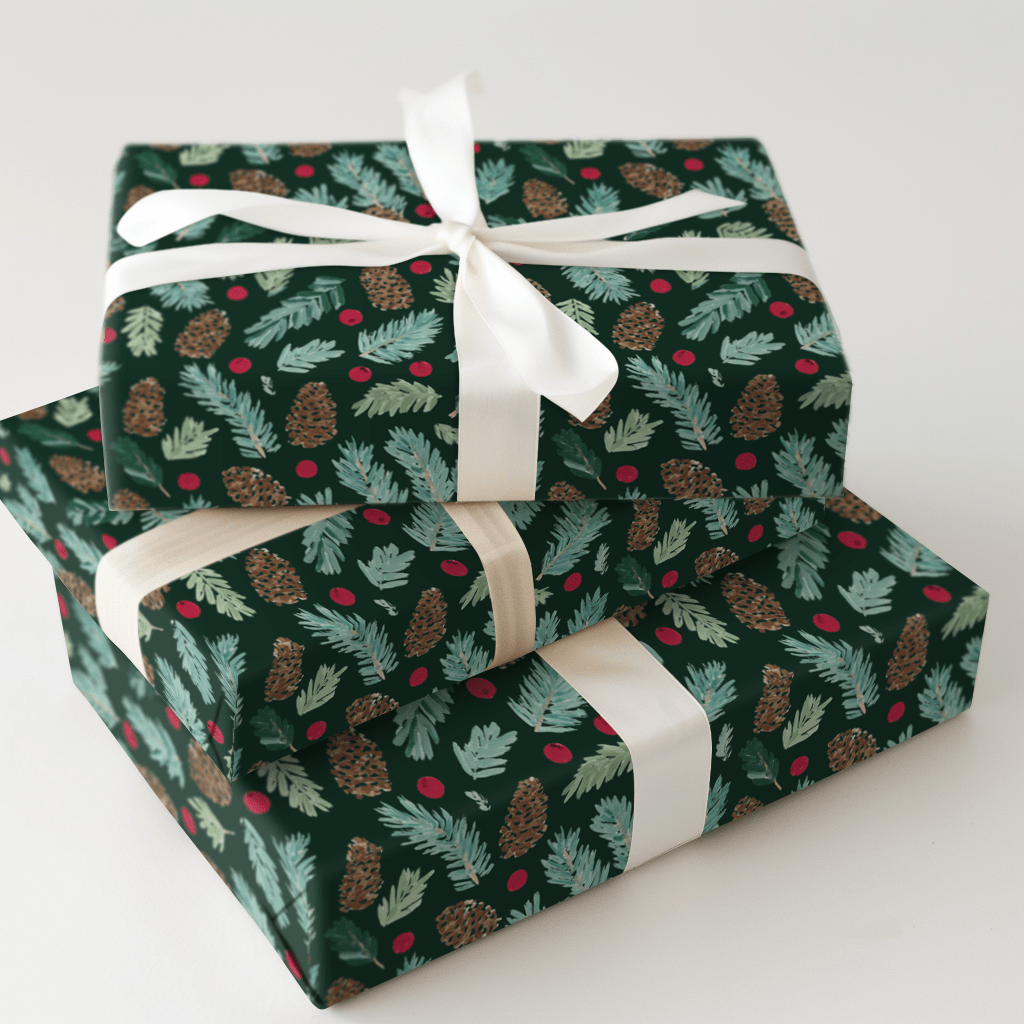 Persimmon & Pine - Wrapping Paper - Aspen & Arlo