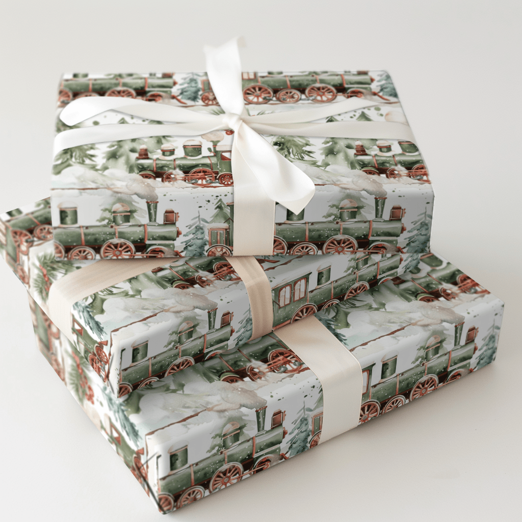 All Aboard - Wrapping Paper - Aspen & Arlo