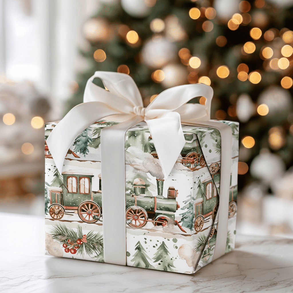 All Aboard - Wrapping Paper - Aspen & Arlo