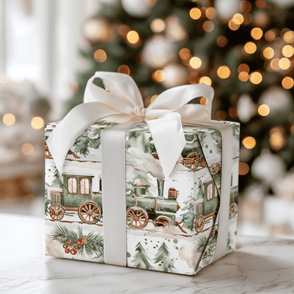 All Aboard - Wrapping Paper - Aspen & Arlo