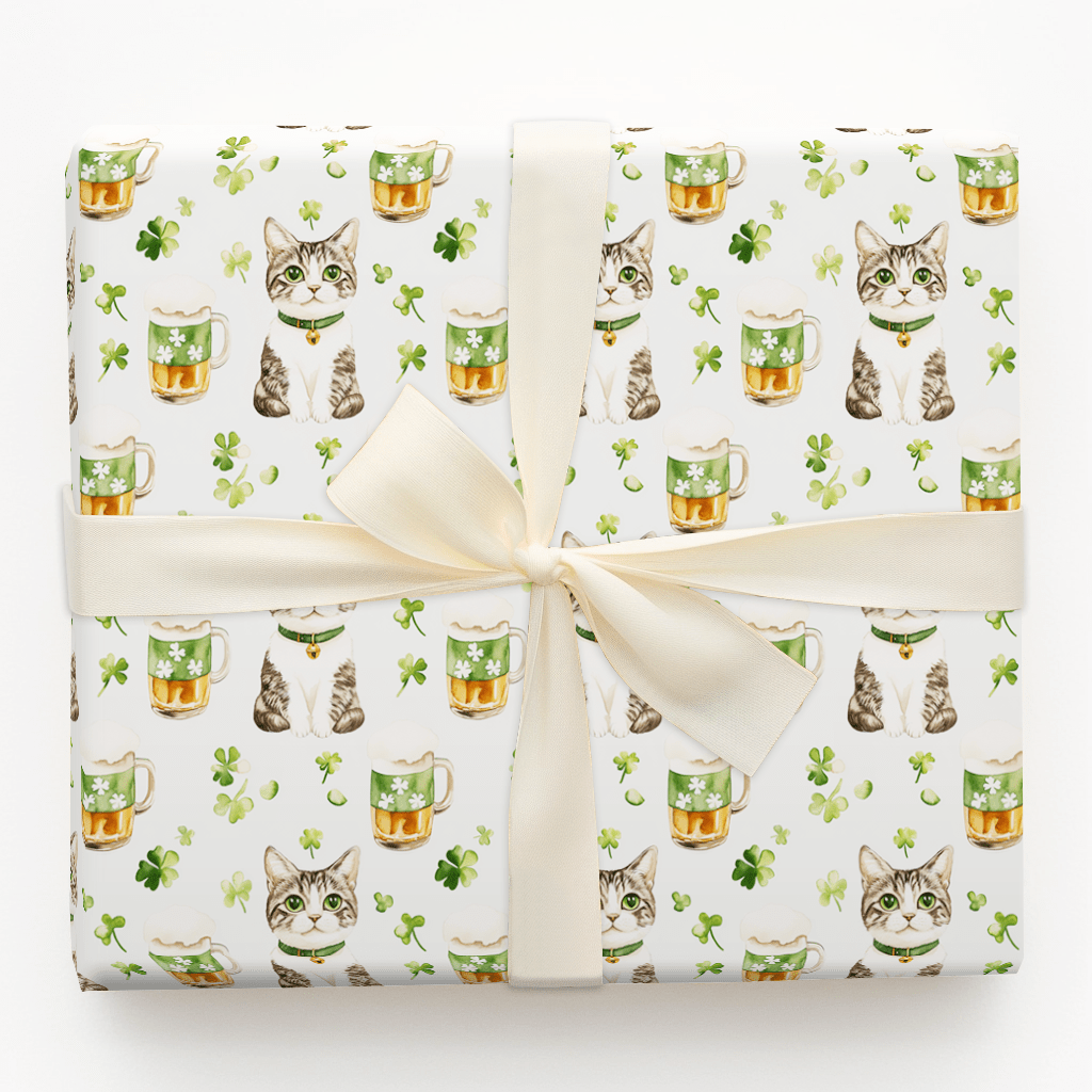 Brews with the Domestic Shorthair - Wrapping Paper - Aspen & Arlo