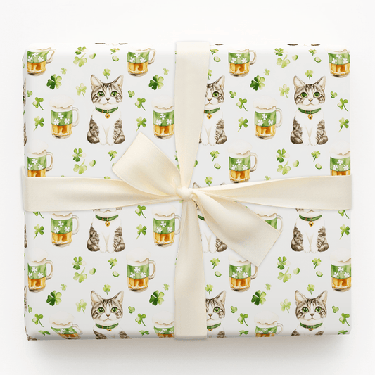 Brews with the Domestic Shorthair - Wrapping Paper - Aspen & Arlo