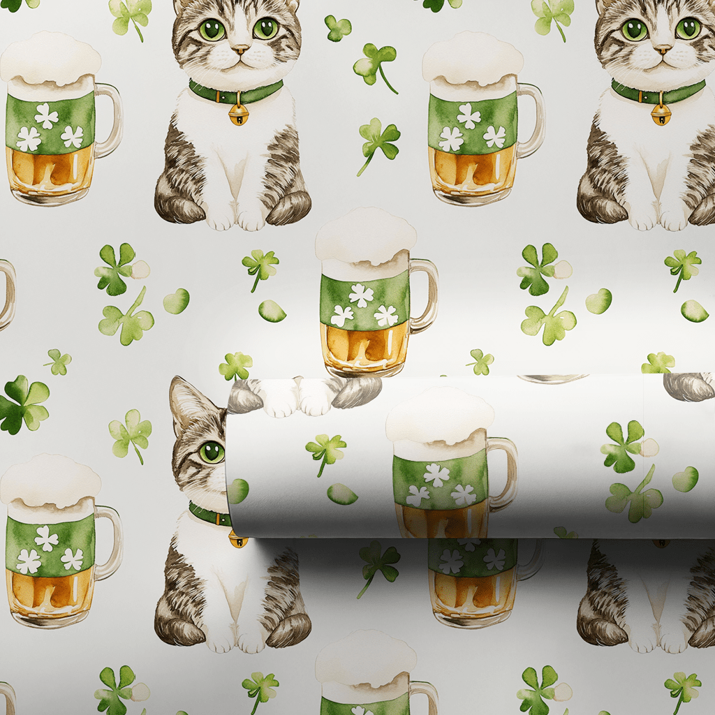 Brews with the Domestic Shorthair - Wrapping Paper - Aspen & Arlo