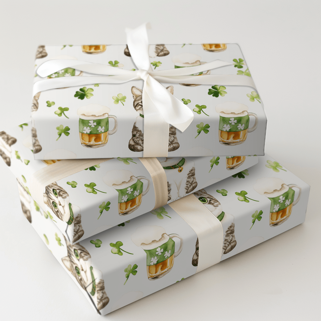 Brews with the Domestic Shorthair - Wrapping Paper - Aspen & Arlo