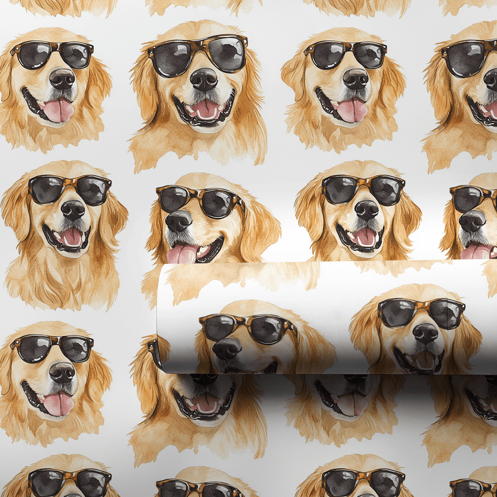 Shining Wags - Wrapping Paper - Aspen & Arlo