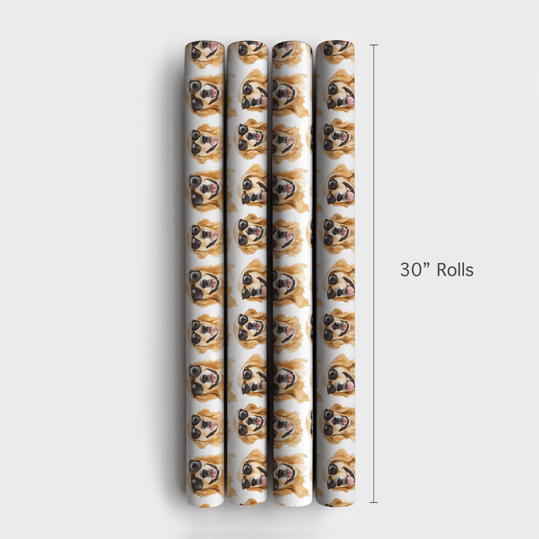 Shining Wags - Wrapping Paper - Aspen & Arlo