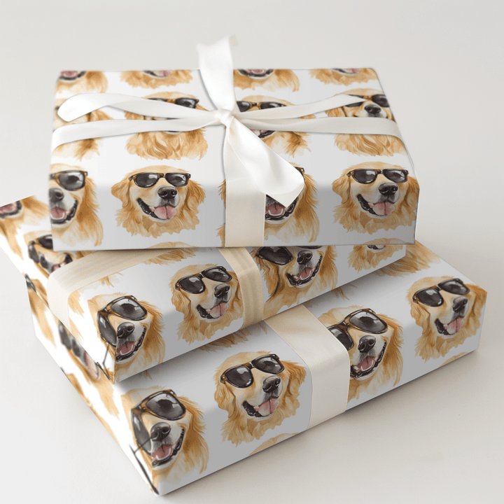 Shining Wags - Wrapping Paper - Aspen & Arlo