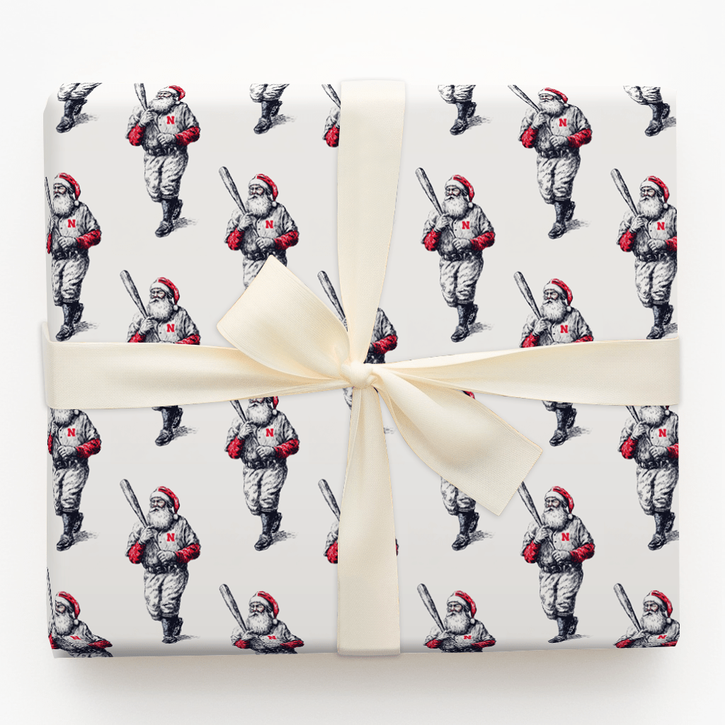 Big Red Dugout Cheer - Wrapping Paper - Aspen & Arlo