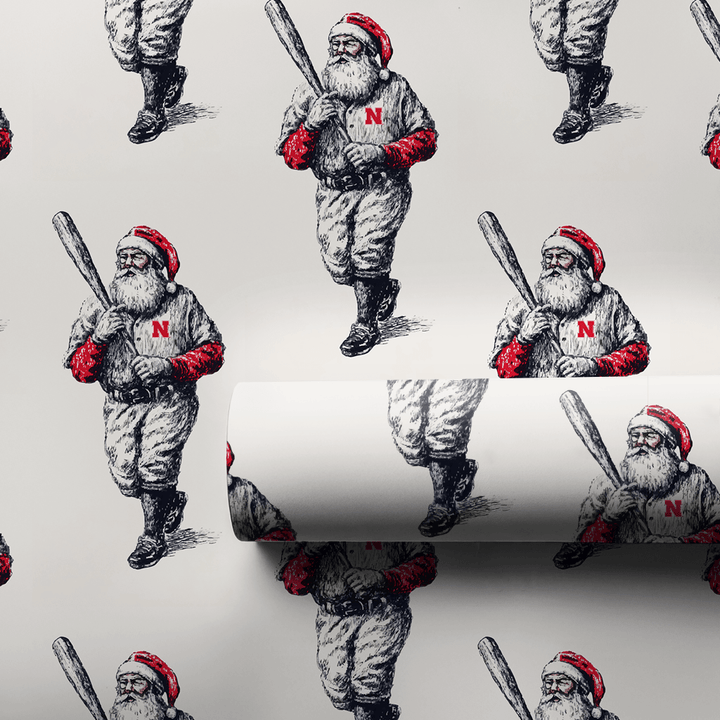Big Red Dugout Cheer - Wrapping Paper - Aspen & Arlo