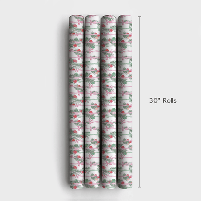 Berry Blush Garland - Wrapping Paper - Aspen & Arlo