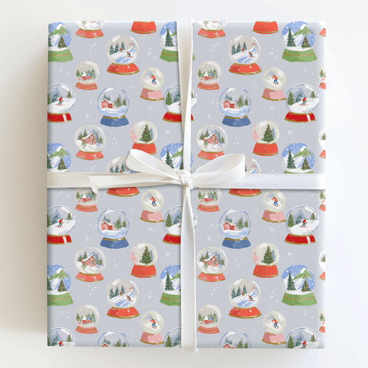 Snow Globe Pines - Wrapping Paper - Aspen & Arlo