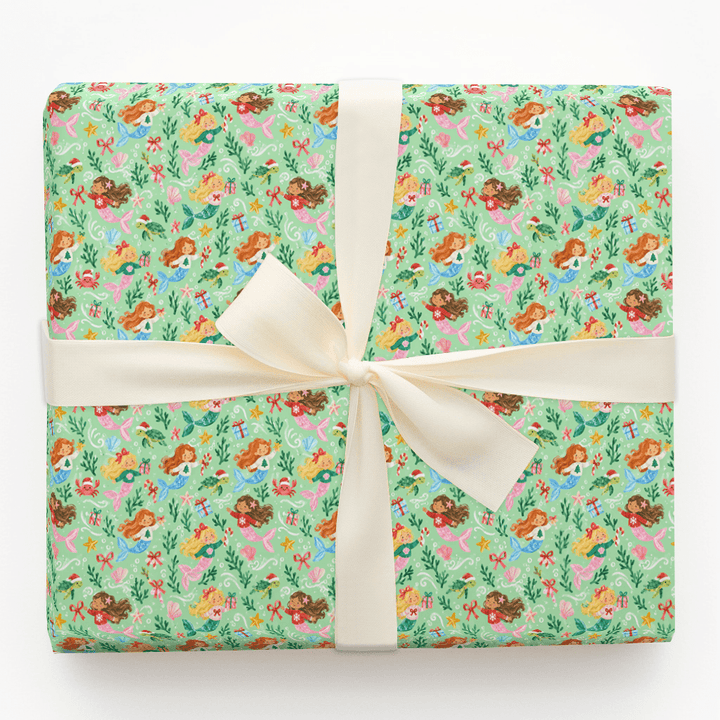 Sweater Weather Mermaids - Wrapping Paper - Aspen & Arlo