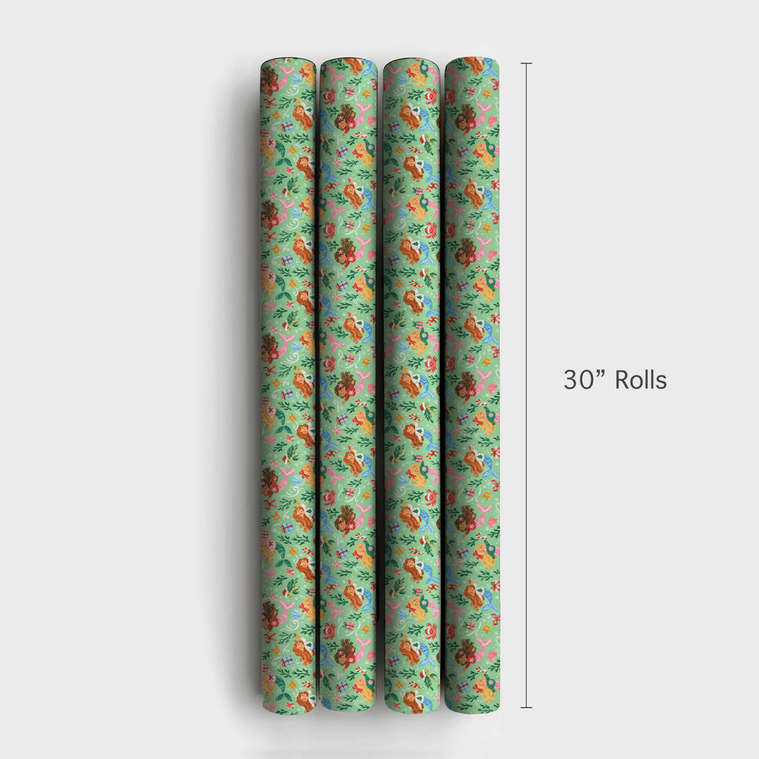 Sweater Weather Mermaids - Wrapping Paper - Aspen & Arlo