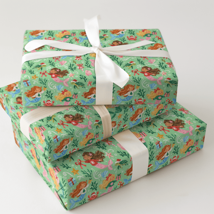 Sweater Weather Mermaids - Wrapping Paper - Aspen & Arlo