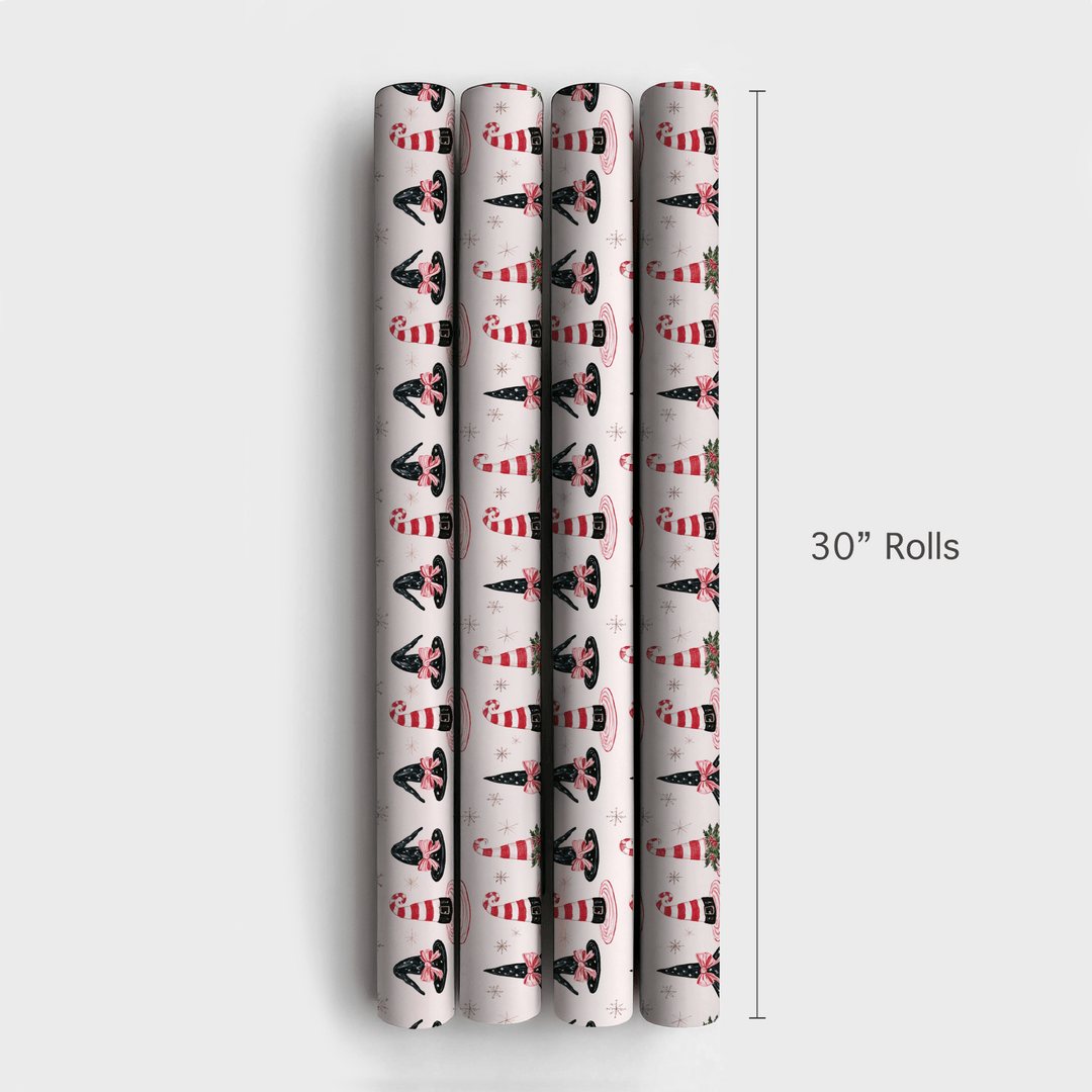 Peppermint Witches - Wrapping Paper - Aspen & Arlo