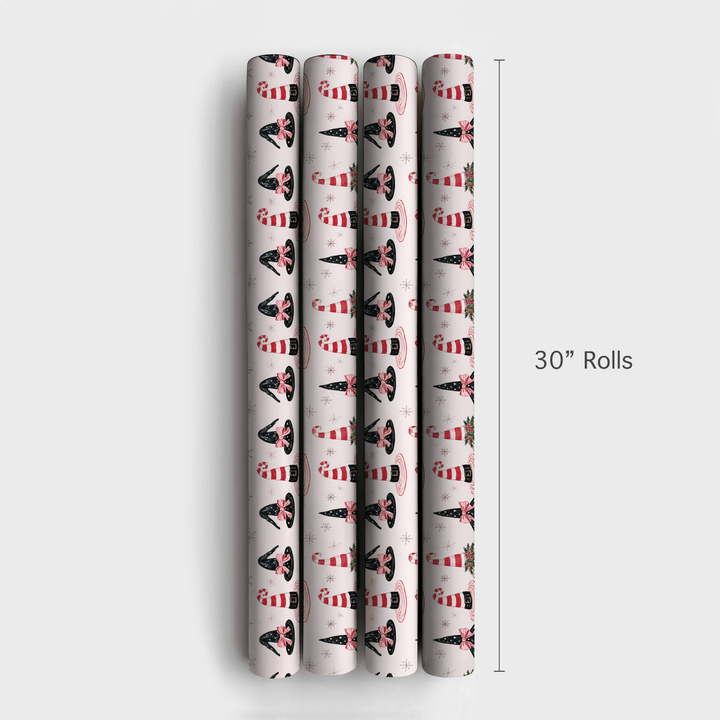 Peppermint Witches - Wrapping Paper - Aspen & Arlo