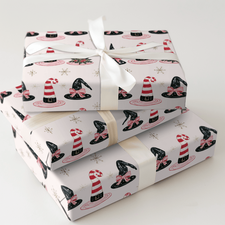 Peppermint Witches - Wrapping Paper - Aspen & Arlo