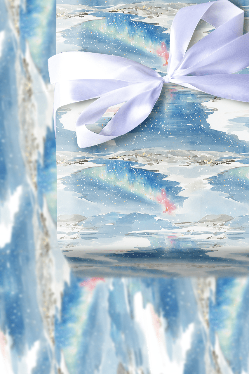 Northern Lights - Wrapping Paper - Aspen & Arlo
