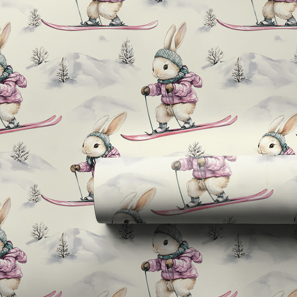 Bunny Slopes Only - Wrapping Paper - Aspen & Arlo