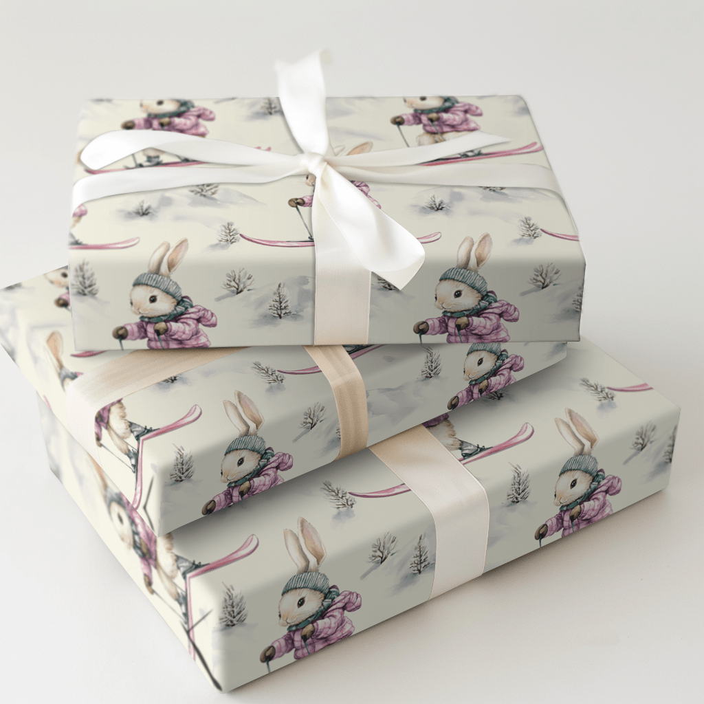 Bunny Slopes Only - Wrapping Paper - Aspen & Arlo