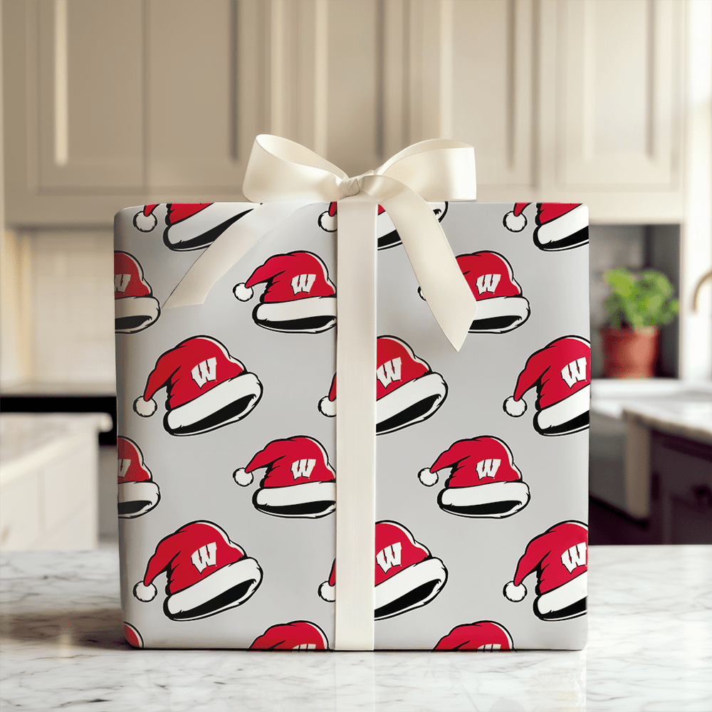 Santaâ€™s Favorite W - Wrapping Paper - Aspen & Arlo