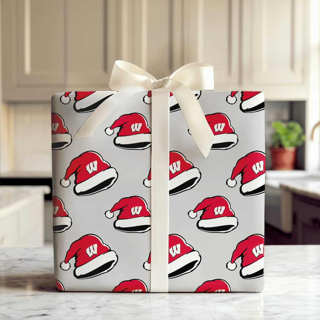 Santaâ€™s Favorite W - Wrapping Paper - Aspen & Arlo