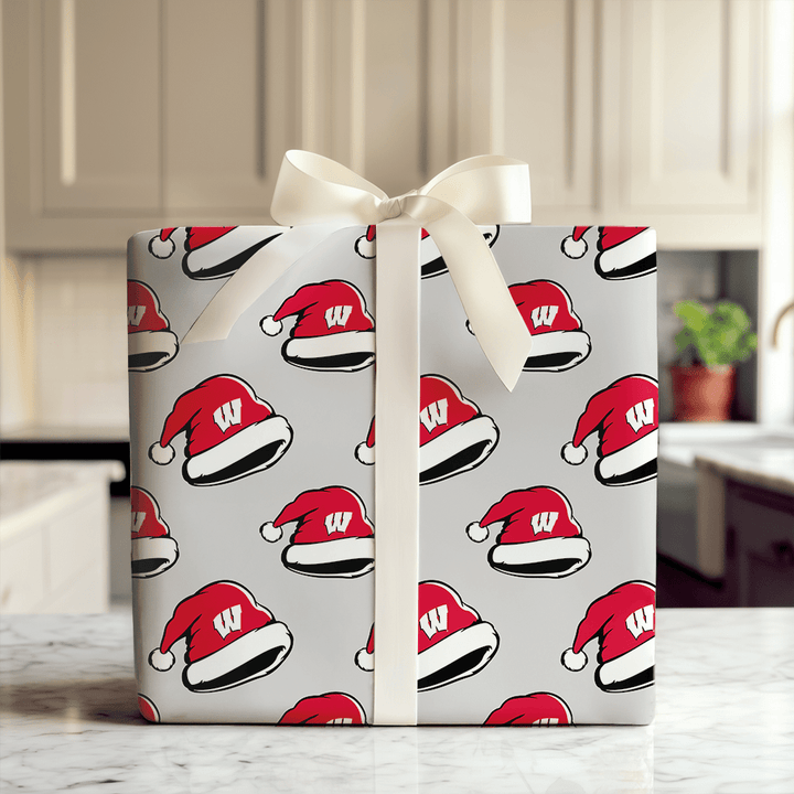 Santaâ€™s Favorite W - Wrapping Paper - Aspen & Arlo