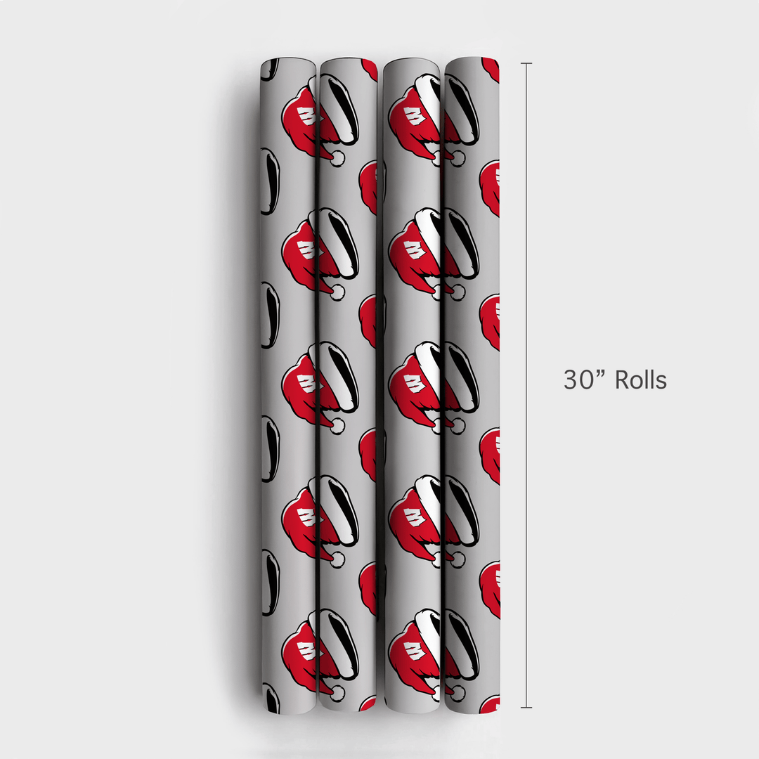 Santaâ€™s Favorite W - Wrapping Paper - Aspen & Arlo