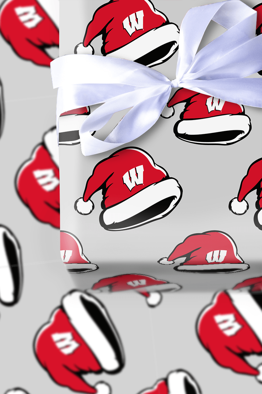 Santaâ€™s Favorite W - Wrapping Paper - Aspen & Arlo