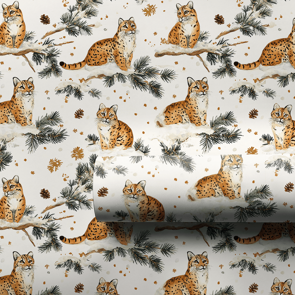Holiday Feline Fever - Wrapping Paper - Aspen & Arlo