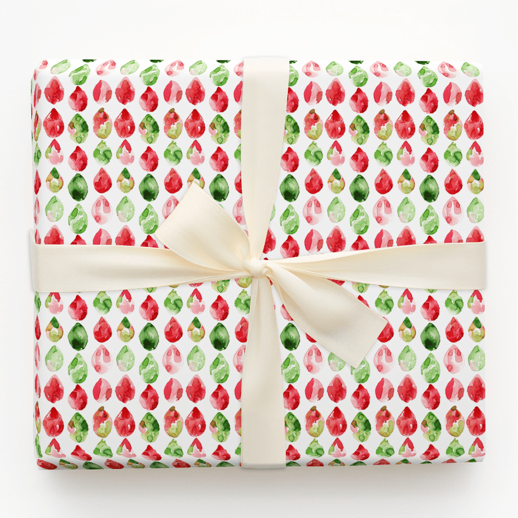 Holiday Raindrop - Wrapping Paper - Aspen & Arlo