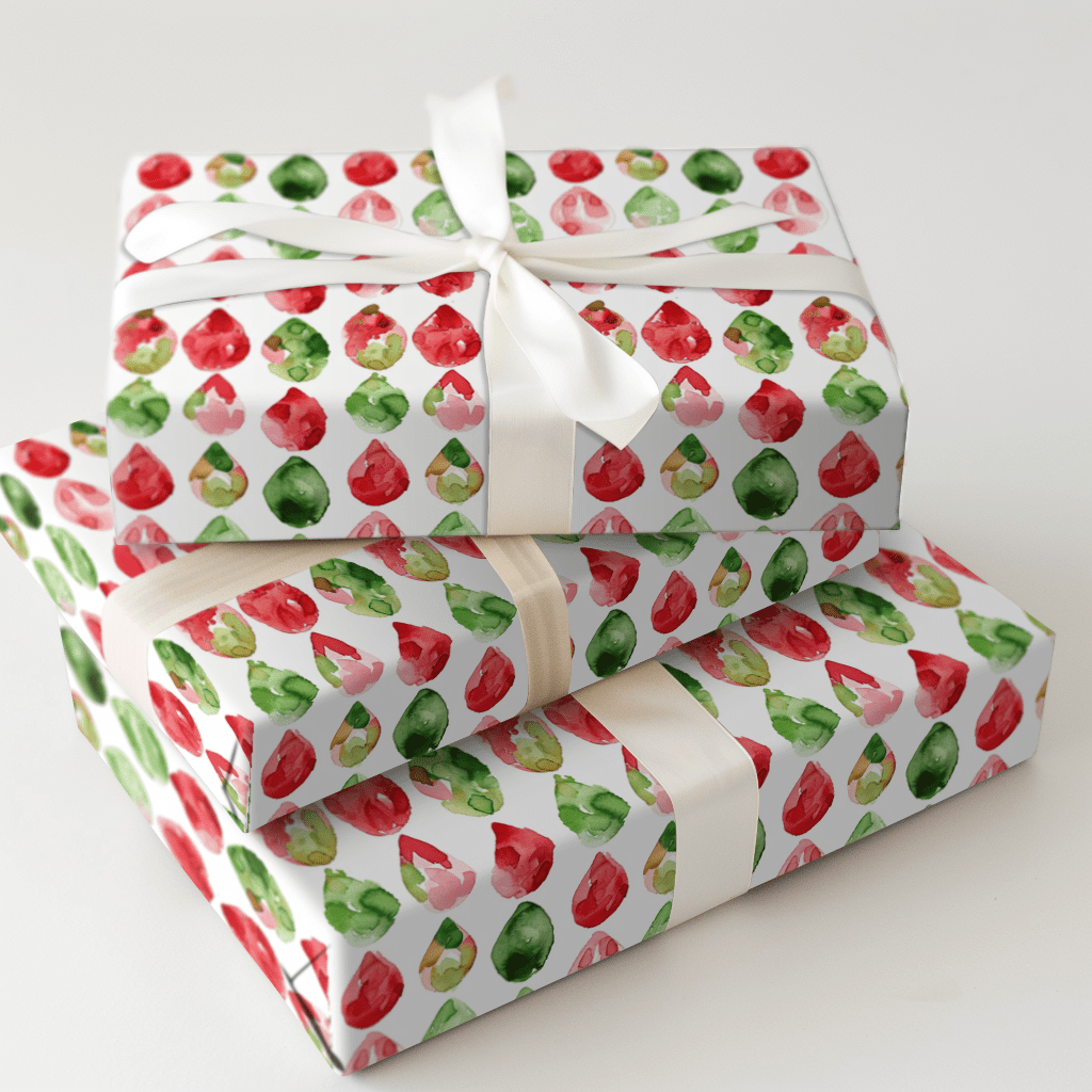 Holiday Raindrop - Wrapping Paper - Aspen & Arlo