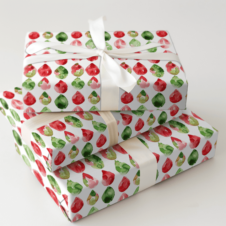 Holiday Raindrop - Wrapping Paper - Aspen & Arlo