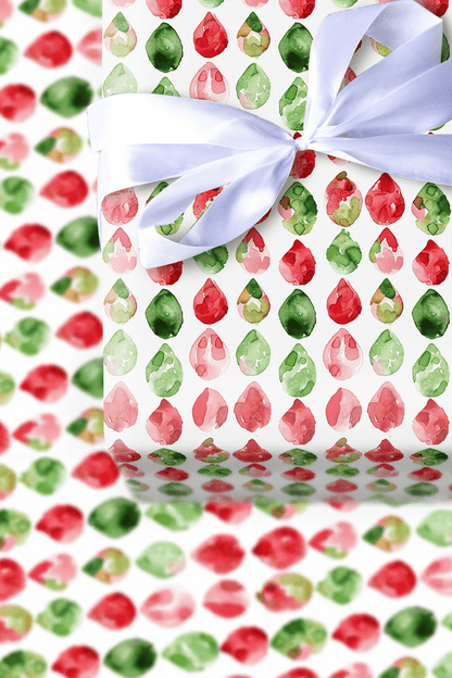 Holiday Raindrop - Wrapping Paper - Aspen & Arlo