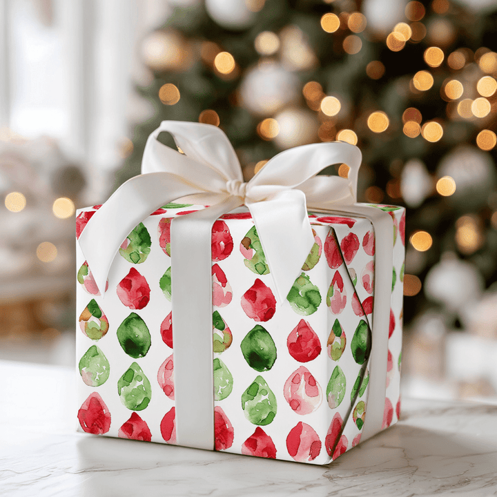 Holiday Raindrop - Wrapping Paper - Aspen & Arlo