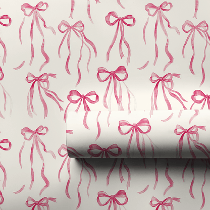 Peony Bow - Wrapping Paper - Aspen & Arlo