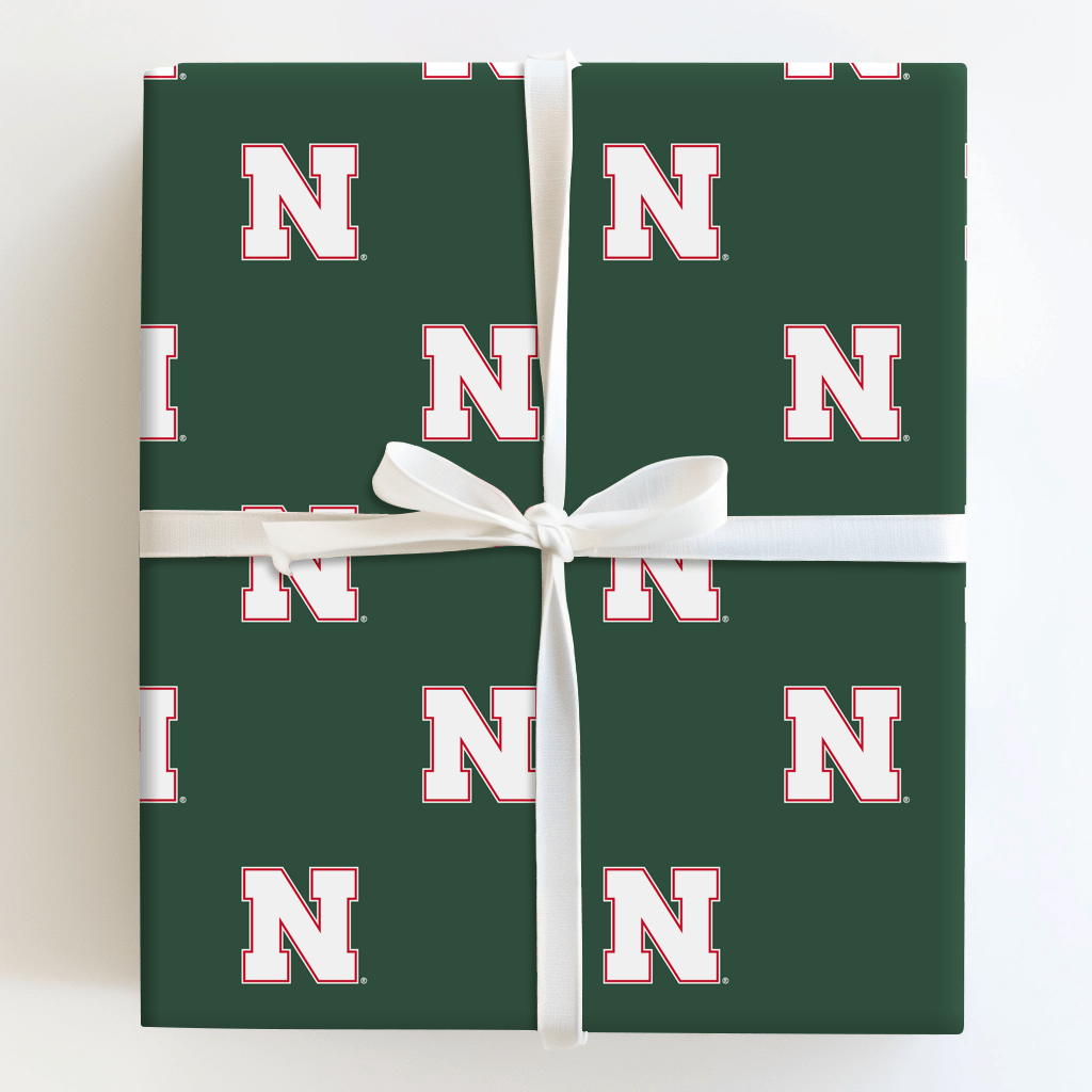 Husker Holly - Wrapping Paper - Aspen & Arlo