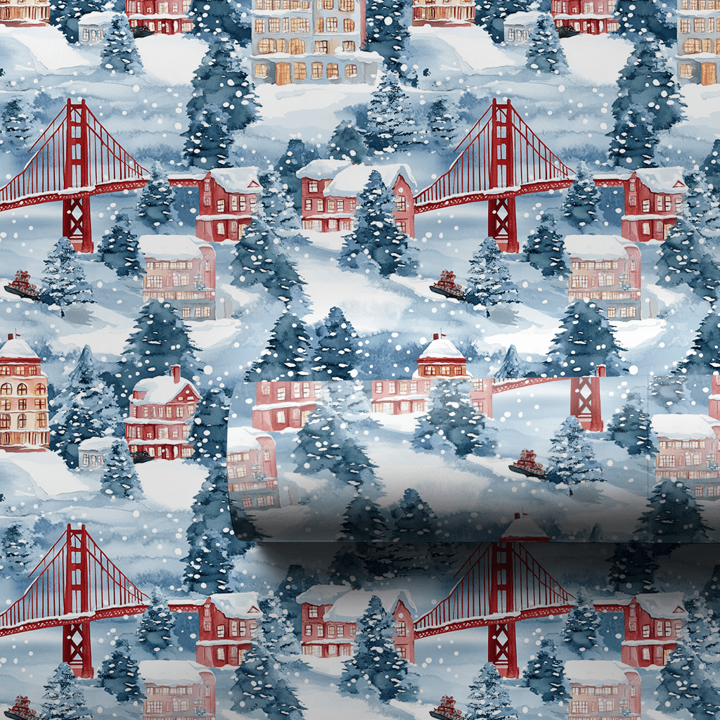 Nob Hill Nights - Wrapping Paper - Aspen & Arlo