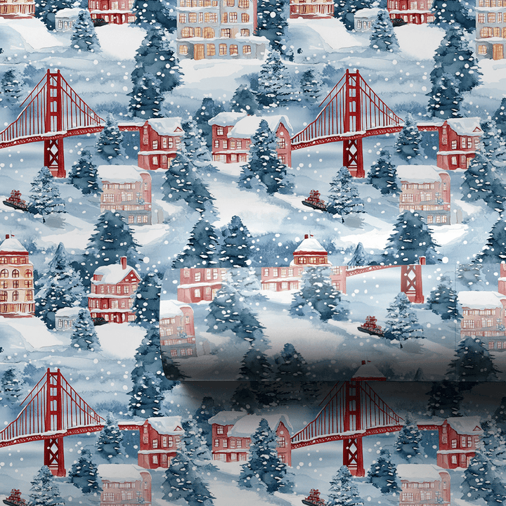 Nob Hill Nights - Wrapping Paper - Aspen & Arlo