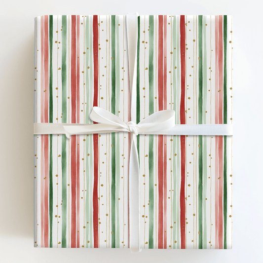 Tinsel Stripe - Wrapping Paper - Aspen & Arlo