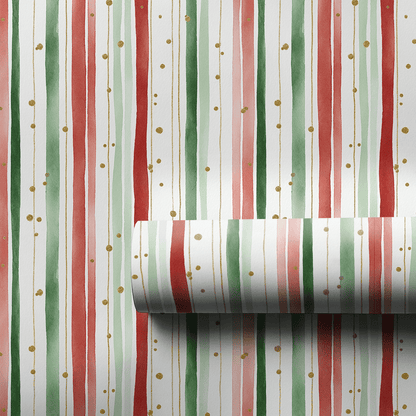 Tinsel Stripe - Wrapping Paper - Aspen & Arlo