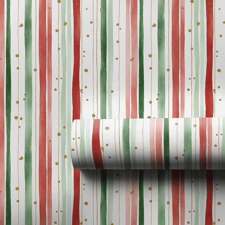 Tinsel Stripe - Wrapping Paper - Aspen & Arlo