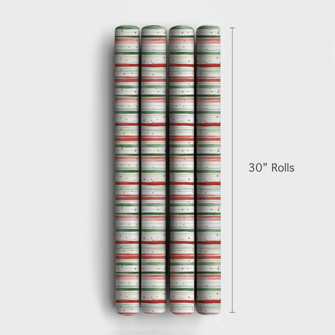 Tinsel Stripe - Wrapping Paper - Aspen & Arlo