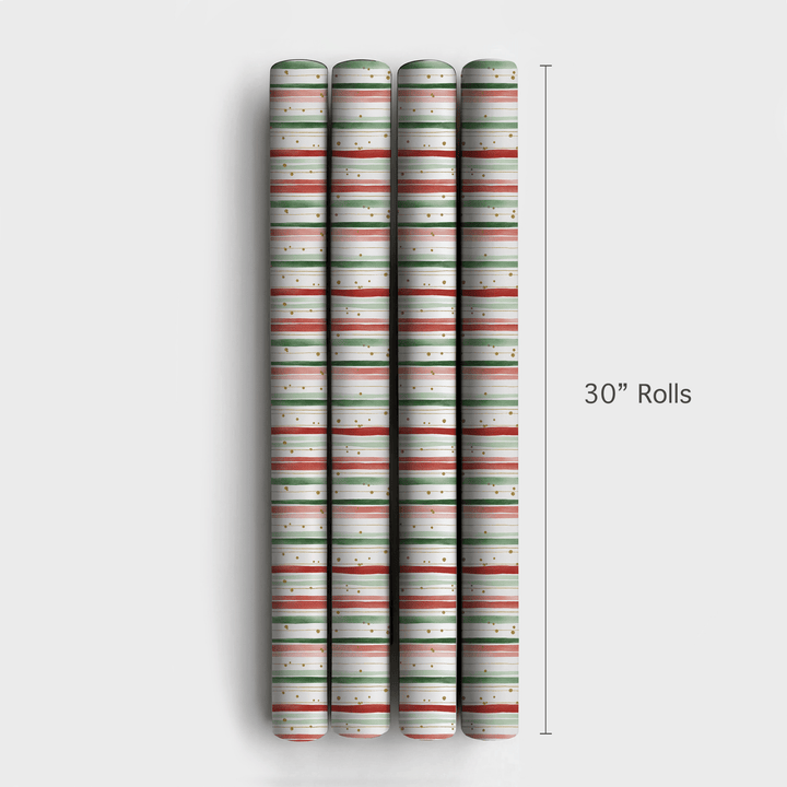 Tinsel Stripe - Wrapping Paper - Aspen & Arlo