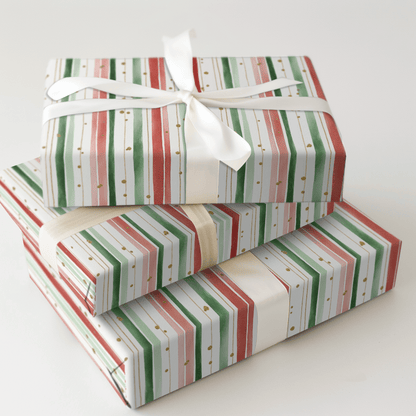 Tinsel Stripe - Wrapping Paper - Aspen & Arlo