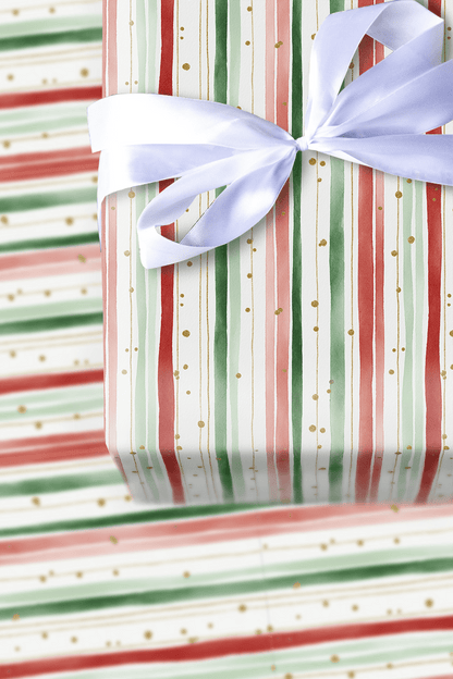 Tinsel Stripe - Wrapping Paper - Aspen & Arlo