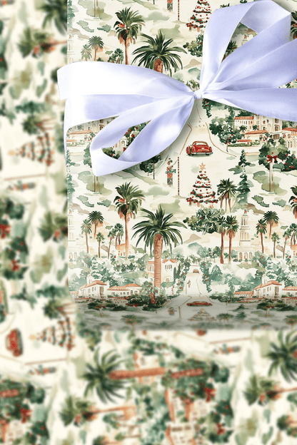 Santa Santa Monica - Wrapping Paper - Aspen & Arlo