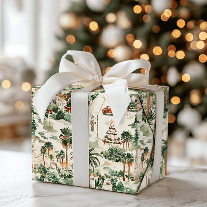 Santa Santa Monica - Wrapping Paper - Aspen & Arlo